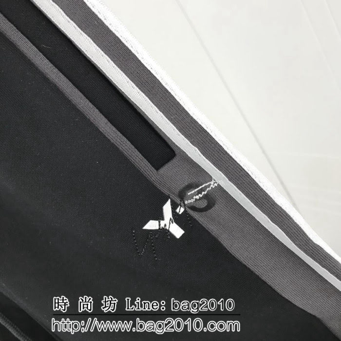 Y-3山本耀司 18秋冬新款休閒褲 品牌全新系列 褲腿兩側Y-3經典小LOGO織帶拼接3條杠織帶 ydi2626